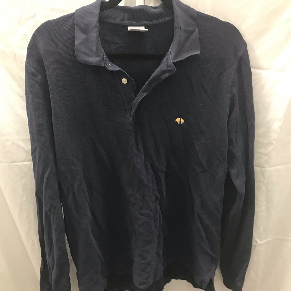 Brooks Brothers Dark Blue Performance Polo